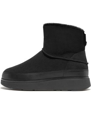 Fitflop Gen-Ff Mini Double-Faced Shearling Boots - Black