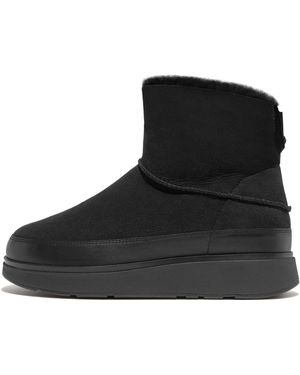 Fitflop Gen-Ff Mini Double-Faced Shearling Boots - Black