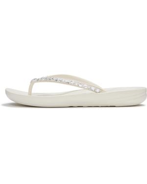 Fitflop Iqushion Ergonomic Flip-Flops - White