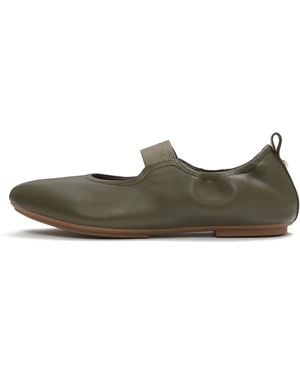 Fitflop Delicato Poise Leather Mary Janes, Deep, Size: Uk - Green