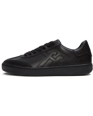 Fitflop The Dash Leather Trainers - Black