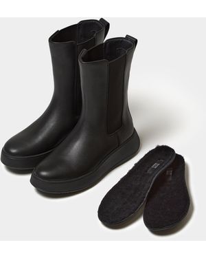 Fitflop F-Mode Luxe Shearling Insoles 1 Pair - Black