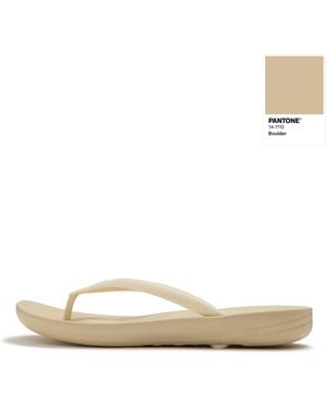 Fitflop Iqushion X Pantone Flip-Flops Tpu, Boulder, Size: Uk - Natural