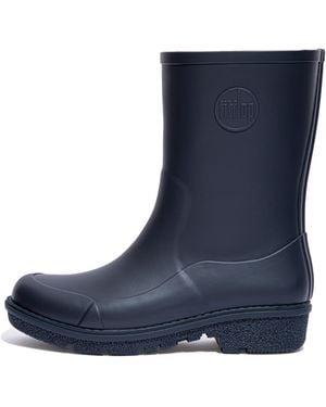 Fitflop Wonderwelly Short Wellington Boots - Blue