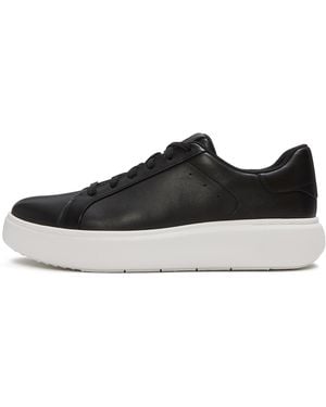 Fitflop Rtg Leather Trainers - Black