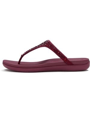 Fitflop Solay Toe-Post Sandals - Purple