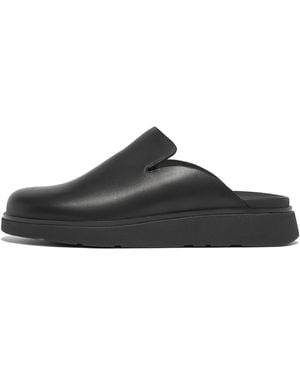 Fitflop Gen-Ff Leather Mules, Markdown - Black