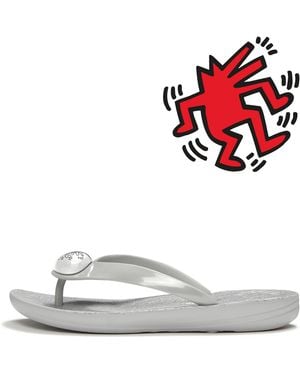 Fitflop Iqushion X Keith Haring Flip-Flops - White