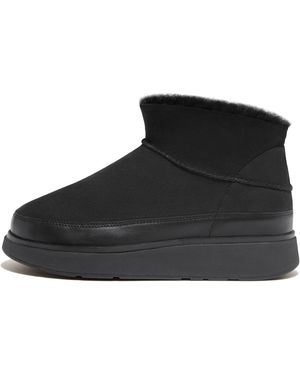 Fitflop Gen-Ff Ultra-Mini Shearling Boots - Black