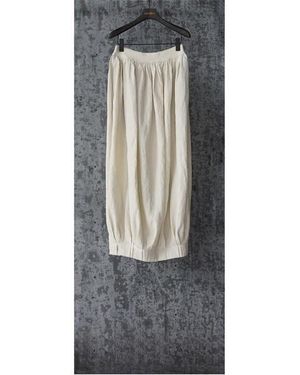 Uma Wang Gwen Midi Skirt - White