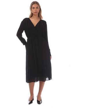 BOSS Dagatta Wrap Dress - Black