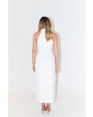 Odd Muse The Ultimate Muse Collar Maxi Dress - White