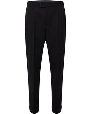 BOSS C-Perin-Dpl-Tu-253 Tapered Fit Trousers - Black