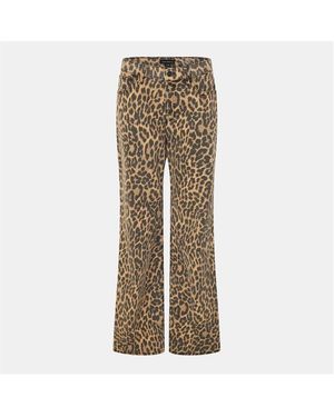 GOOD AMERICAN Boyfriend Wide Leg Jeans - Natural