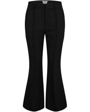 Bottega Veneta Crepe Tailored Trousers - Black