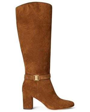 Ralph Lauren Kellie Knee High Boots - Brown