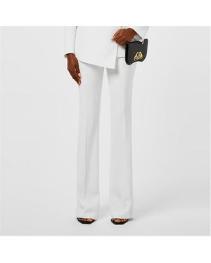 McQueen Slim Flare Trousers - White