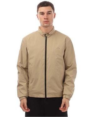 Lacoste Water-Resistant Short Zip Jacket - Natural