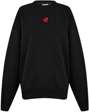 Red Run Inky Crew Jumper - Black