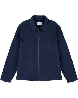Albam Clarence Weather-Resistant Harrington Jacket - Blue