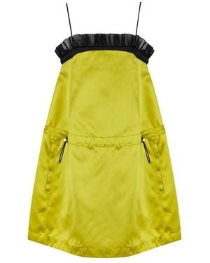 Off-White c/o Virgil Abloh Streamlined Contemporary Mini Dress - Yellow