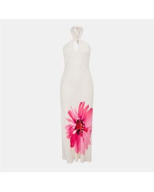 Nobody's Child Agnes Fitted Lightweight Slinky Dress - Pink