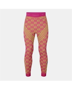 Gucci Athletic Contemporary Fit Leggings - Red