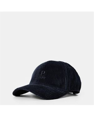 C.P. Company Cp Logo Cap Sn61 - Blue