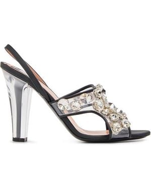 Moschino Heeled Sandals - Grey