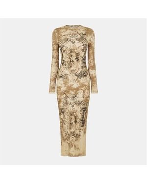 Jean Paul Gaultier Floor-Length Maxi Dress - Metallic