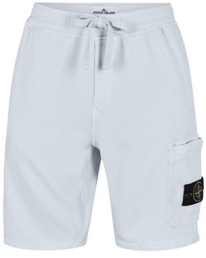 Stone Island Fleece Jogger Shorts - Grey