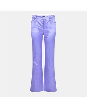 Tom Ford Tailored Knitted Trousers - Purple