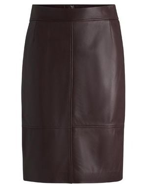 BOSS Selrita5 Pencil Skirt - Brown