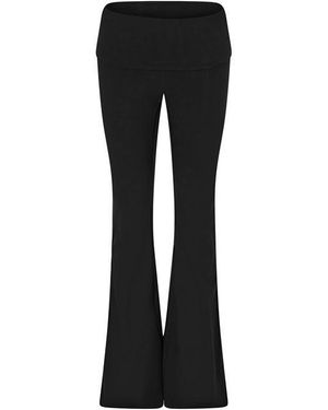 Tala Dayflex Fold Waist Flared Trousers 30 - Black