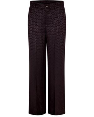 Gucci Wide Leg Trousers - Purple
