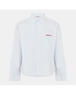About Blank Oxford Script Shirt - White