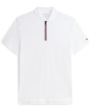 Tommy Hilfiger Short Sleeve Polo Shirt - White