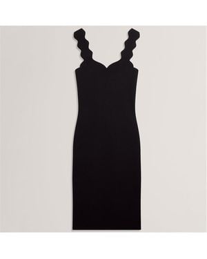 Ted Baker Knit Bodycon Dress - Black