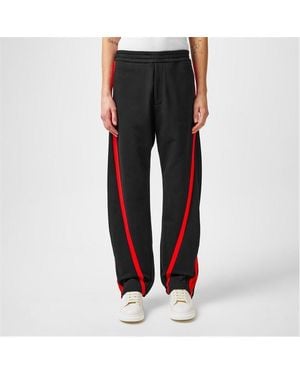 McQueen Twisted Stripe Joggers - Black