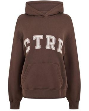 The Couture Club Ctre Oversized Hoodie - Brown