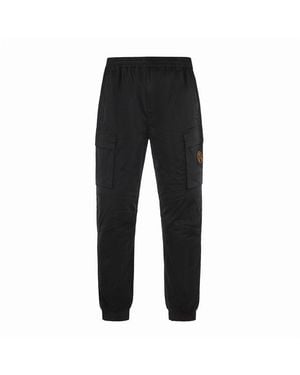 ARCTIC ARMY Voyager Elasticated Waist Mid Rise Cargo Trousers - Black
