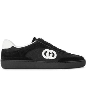 Gucci Interlocking G G74 Trainers - Black