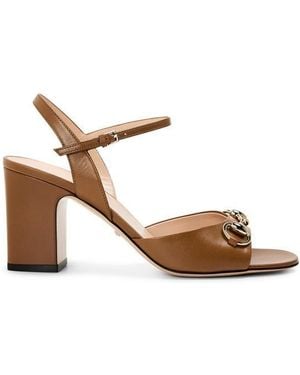 Gucci Horsebit Sandals - Pink