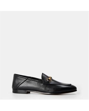 Gucci Brixton Horsebit Leather Loafer - Black