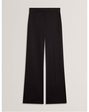 Ted Baker High-Waist Flared Trousers - Black