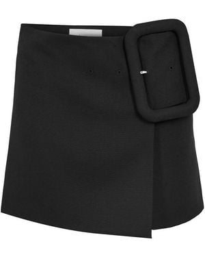 Ami Paris Ami Mini Skirt Ld61 - Black