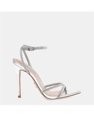 Steve Madden Bryanna Heeled Sandals - White