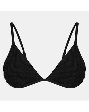 GOOD AMERICAN Always Perfect Fit Triangle Bikinis - White