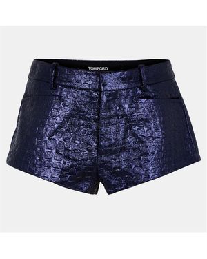 Tom Ford Tailored Woven Tracksuit Shorts - Blue