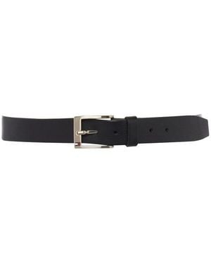 Tommy Hilfiger Aly Leather Belt - Black